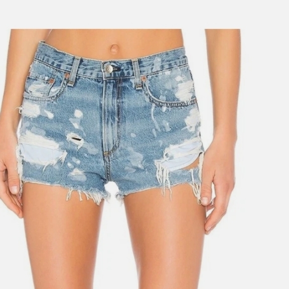 rag & bone Pants - RAG + BONE Justine Distressed Festival Jean Shorts - Size 27" 🆕